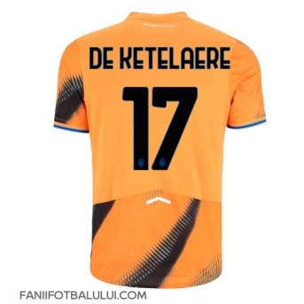 Atalanta Charles De Ketelaere #17 Tricou Fotbal Replică 2025-26 Barbati Treilea